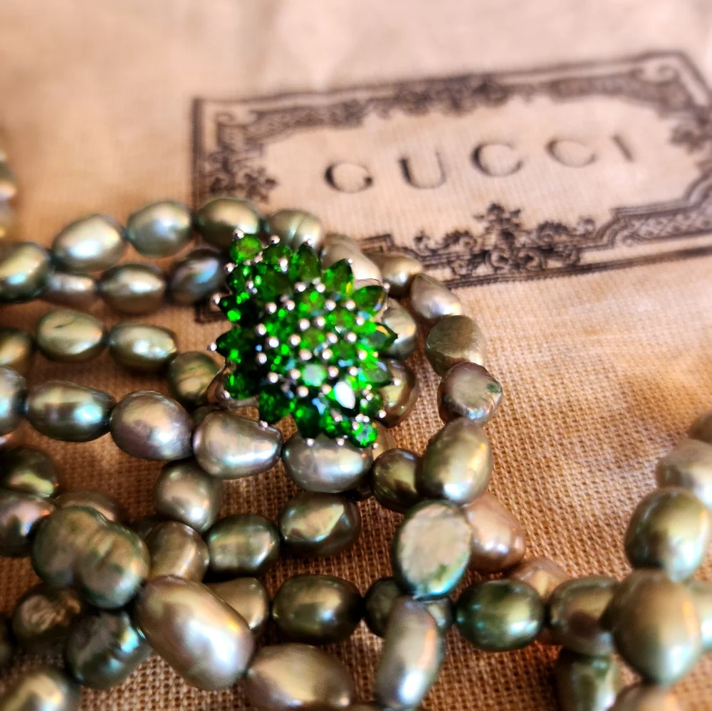 Emerald Green Crystal Cluster Ring - Women Jewelry